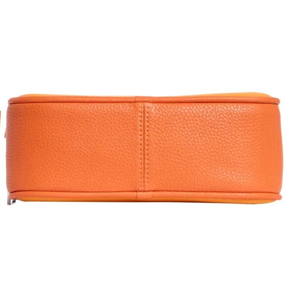 New Marc Jacobs Bold Flash Crossbody Camera Bag Pebble Leather Tangerine Multi - Picture 4 of 6